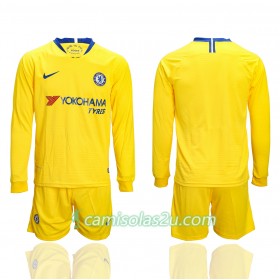 Camisolas de Futebol Chelsea Criança Equipamento Alternativa 2018/19 Manga Comprida